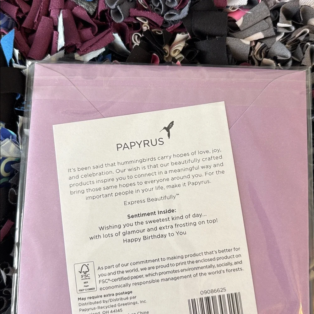 🆕Papyrus Fabulous Pearl Birthday Greeting Card